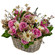 floral arrangement in a basket. Baku