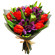 Bouquet of tulips and alstroemerias. Baku